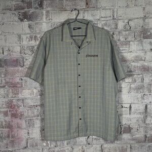 Pleasures Y2K Checkered Ave Maria Vintage Shirt